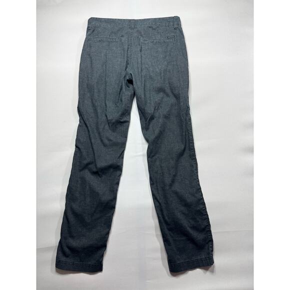 prAna Men's Slim Fit Lightweight Tapered Leg Blue Pants - Size 31x30 (33x29.5) - Picture 2 of 5